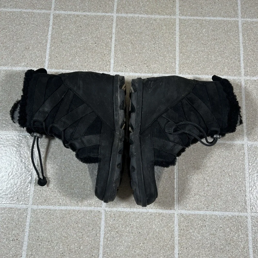 Women's Sorel Joan Of Arctic Wedge II Cozy Boot Black 1870241-010 Size 10 - Picture 8 of 8